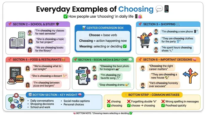 Everyday Examples of Choosing 💬📱