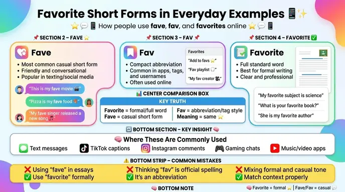 Favorite Short Form in Everyday Examples 📱