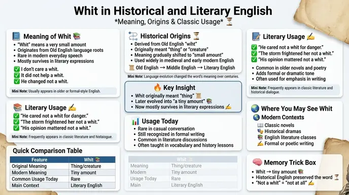 Whit in Historical and Literary English 📚⏳