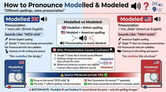 How to Pronounce Modelled and Modeled