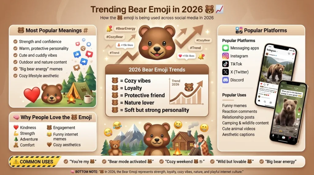 Trending bear emoji in 2026
