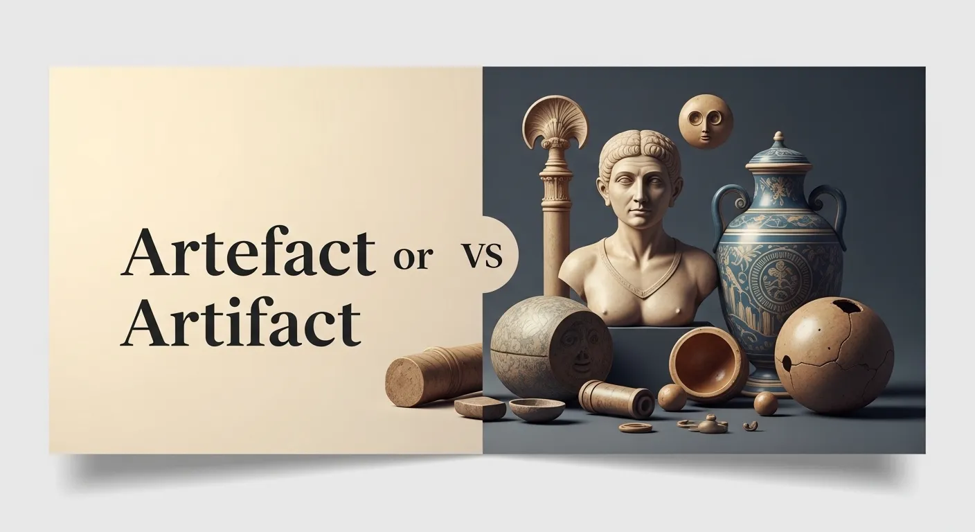 artefact or artifact