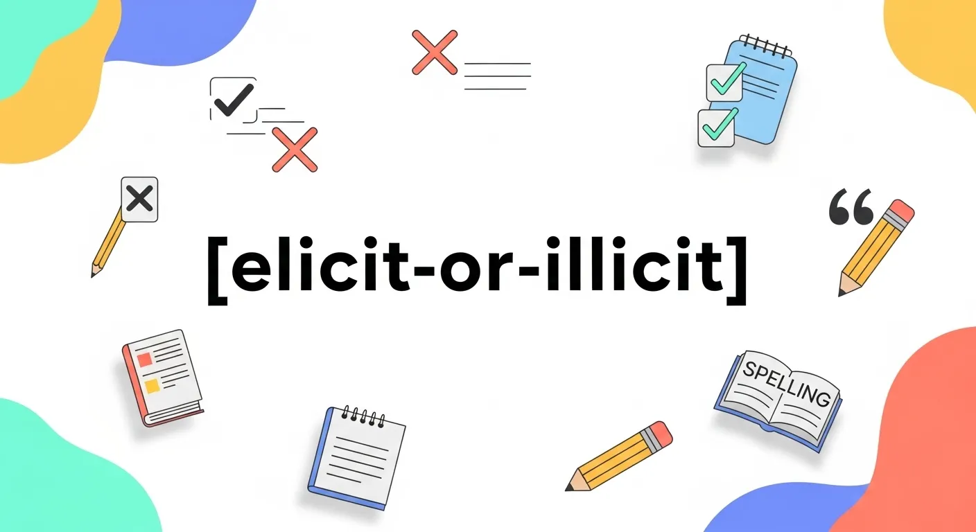 elicit or illicit