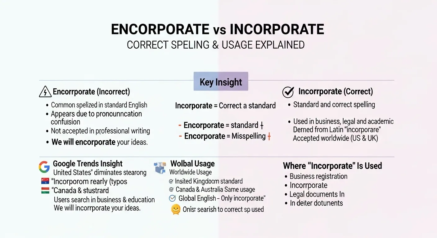 encorporate or incorporate