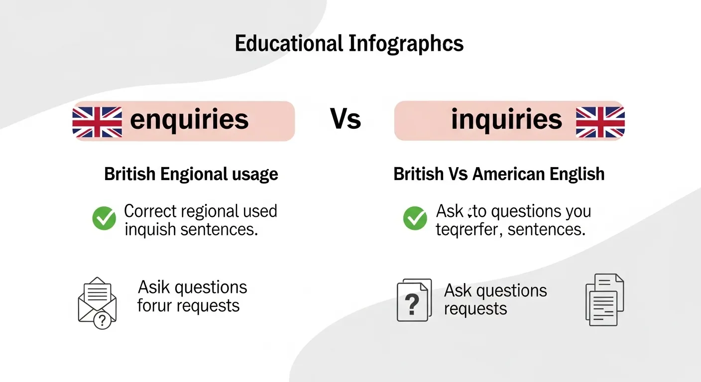 enquiries or inquiries