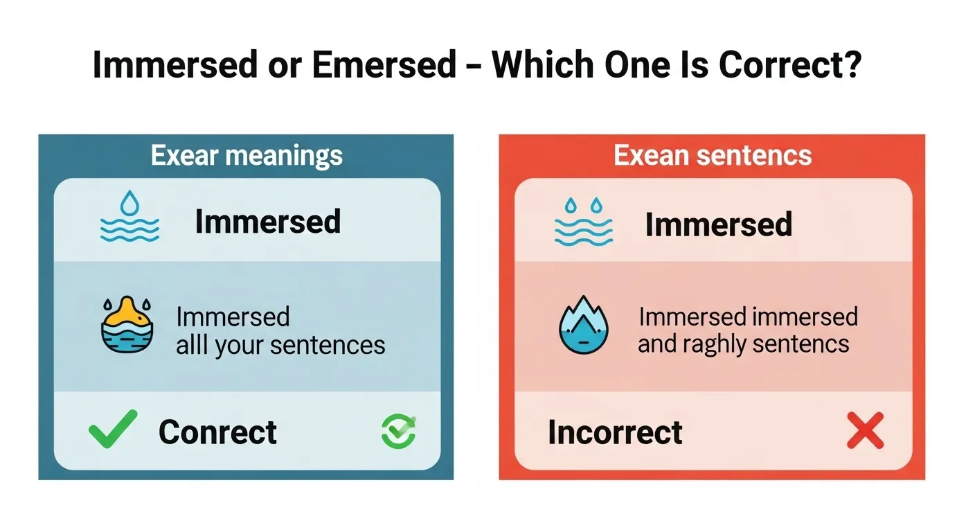 immersed or emersed