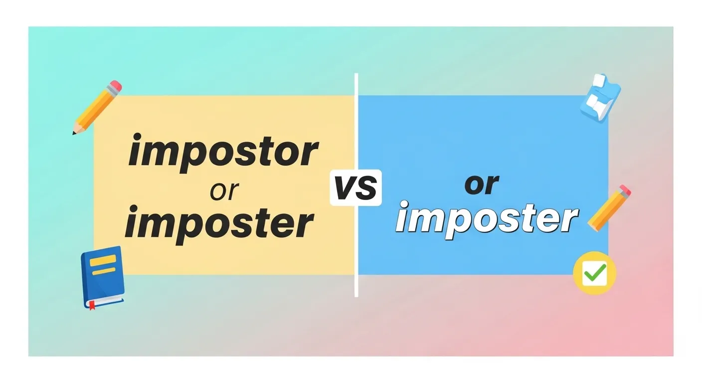impostor or imposter