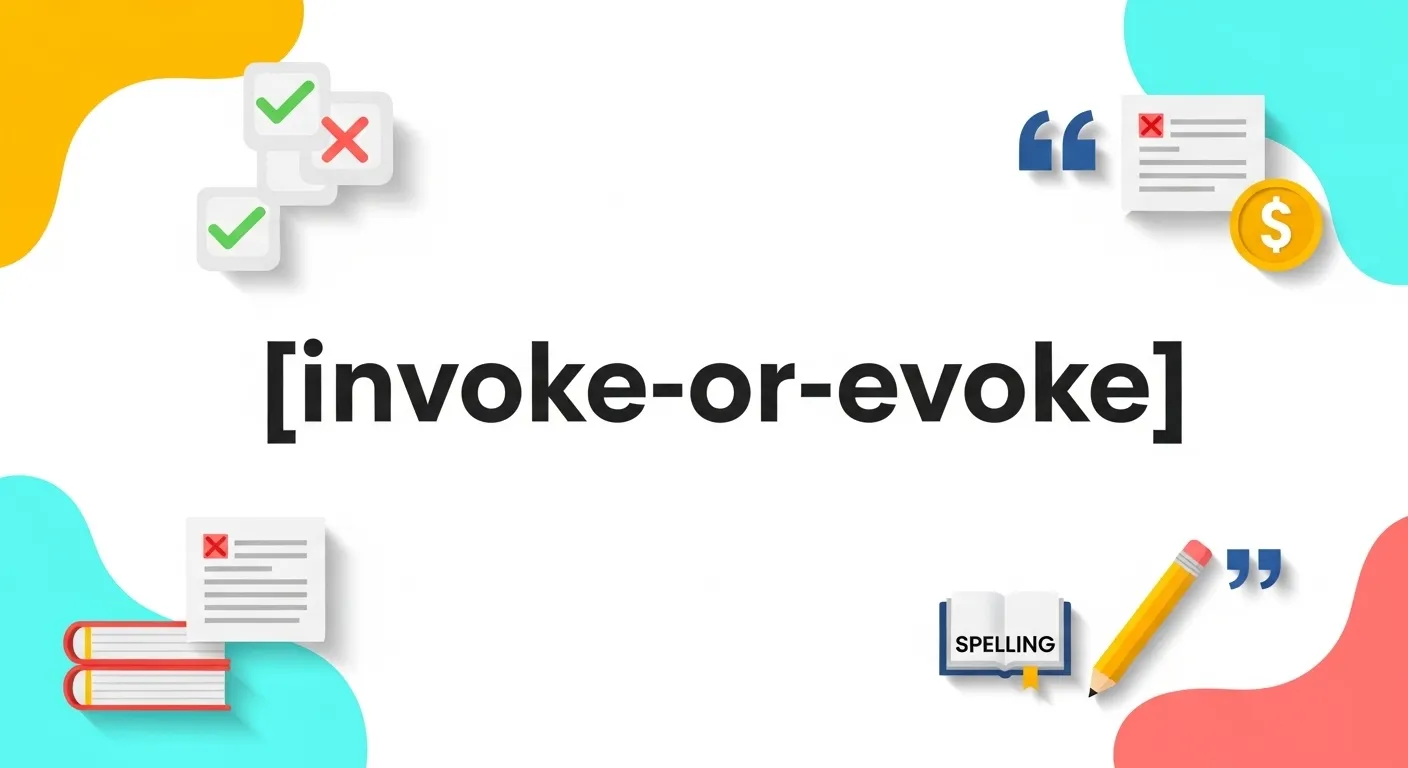 invoke or evoke