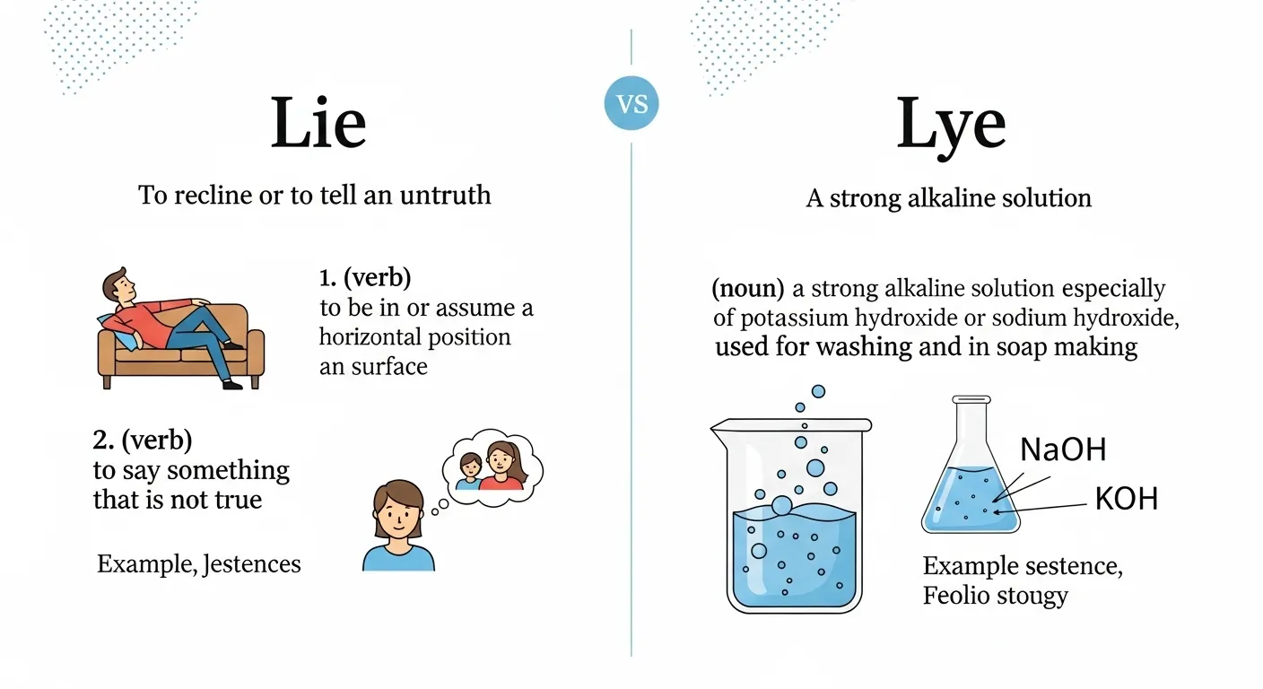 lie or lye