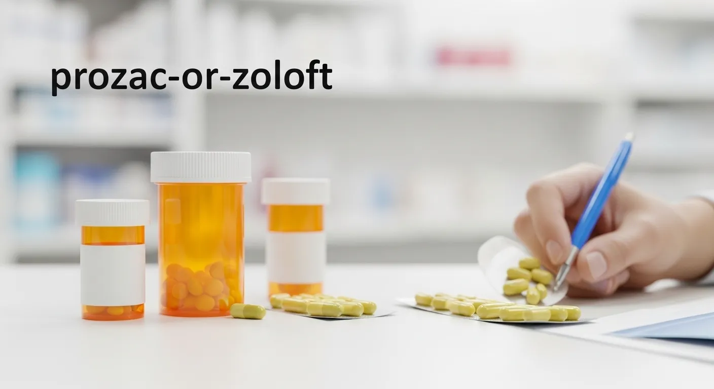 prozac or zoloft