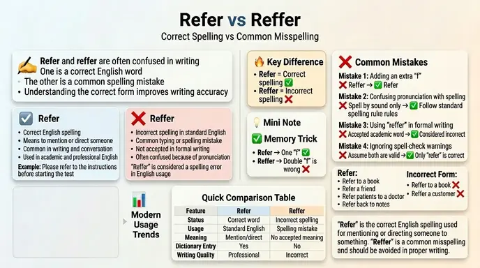 refer or reffer