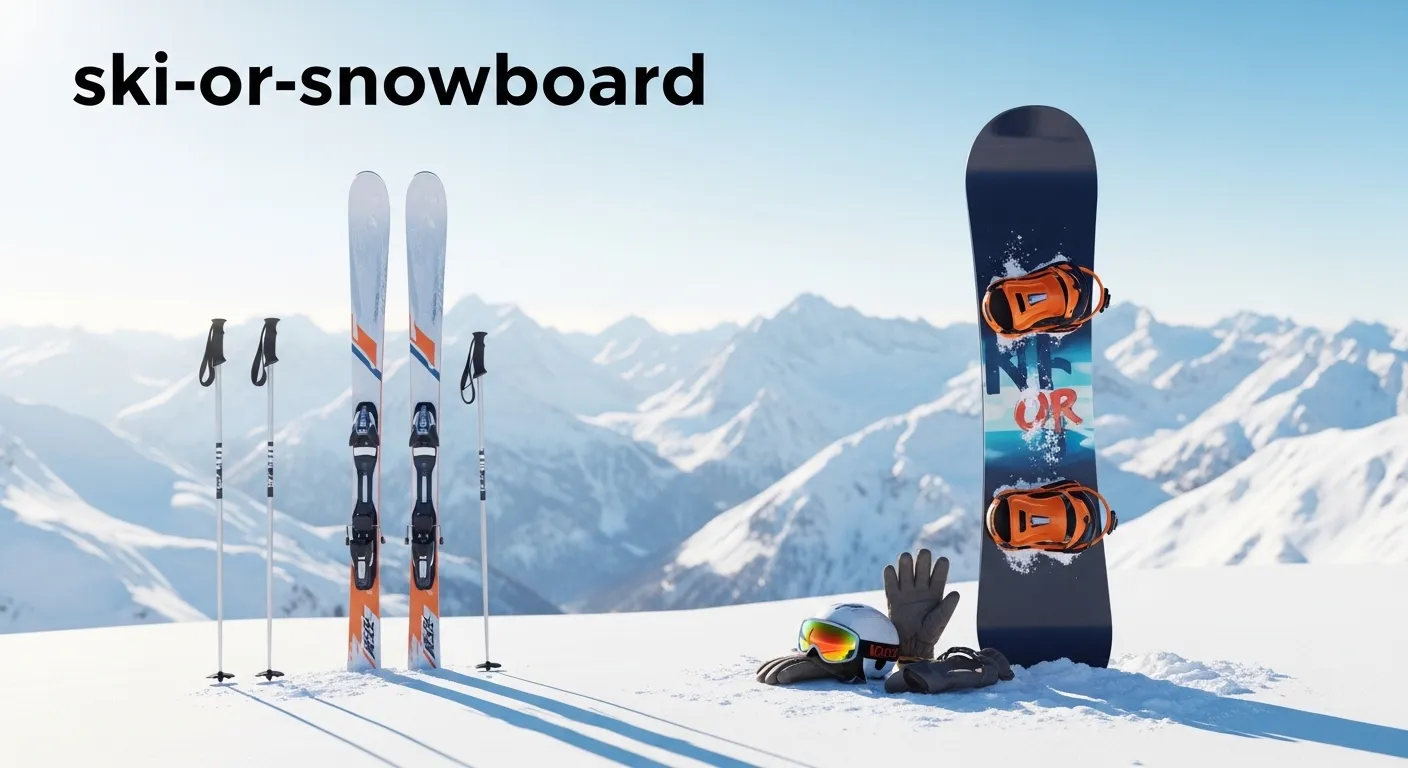 ski or snowboard