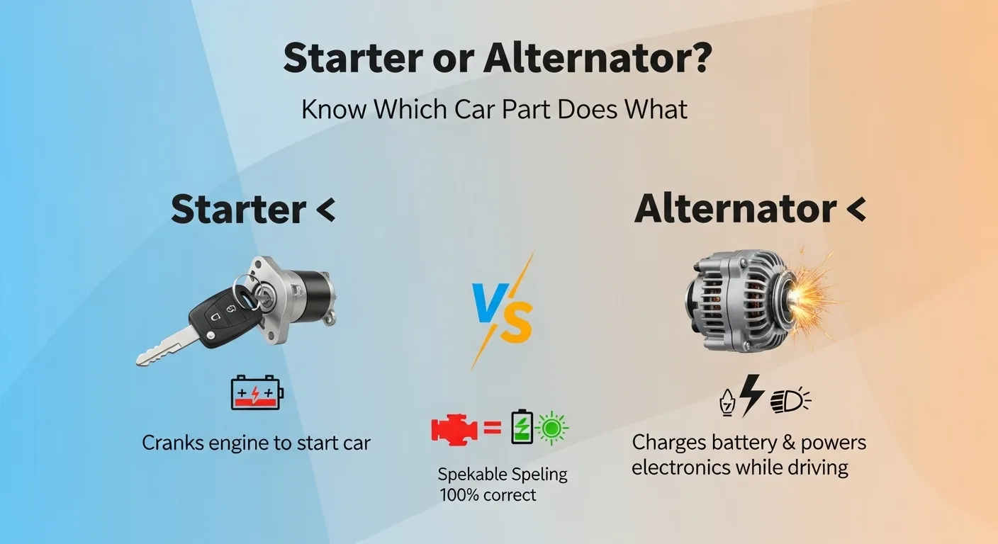 starter or alternator