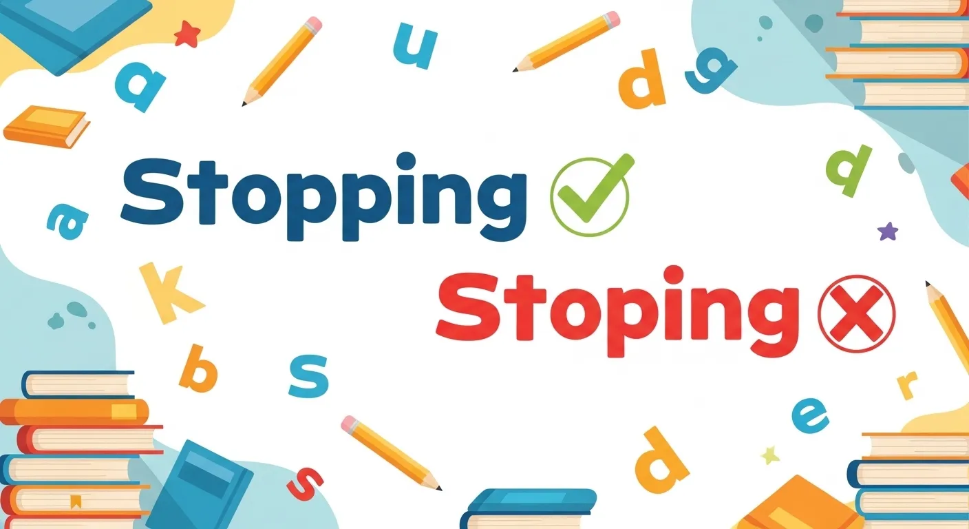 stopping or stoping