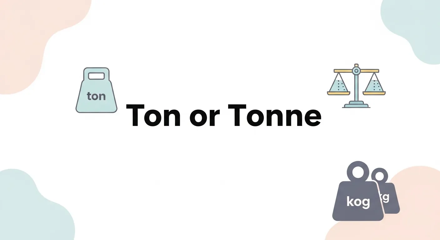ton or tonne