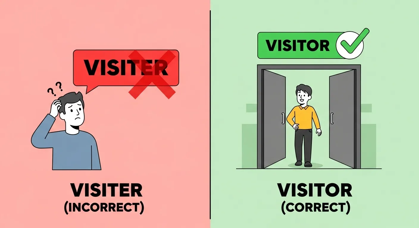 visiter or visitor