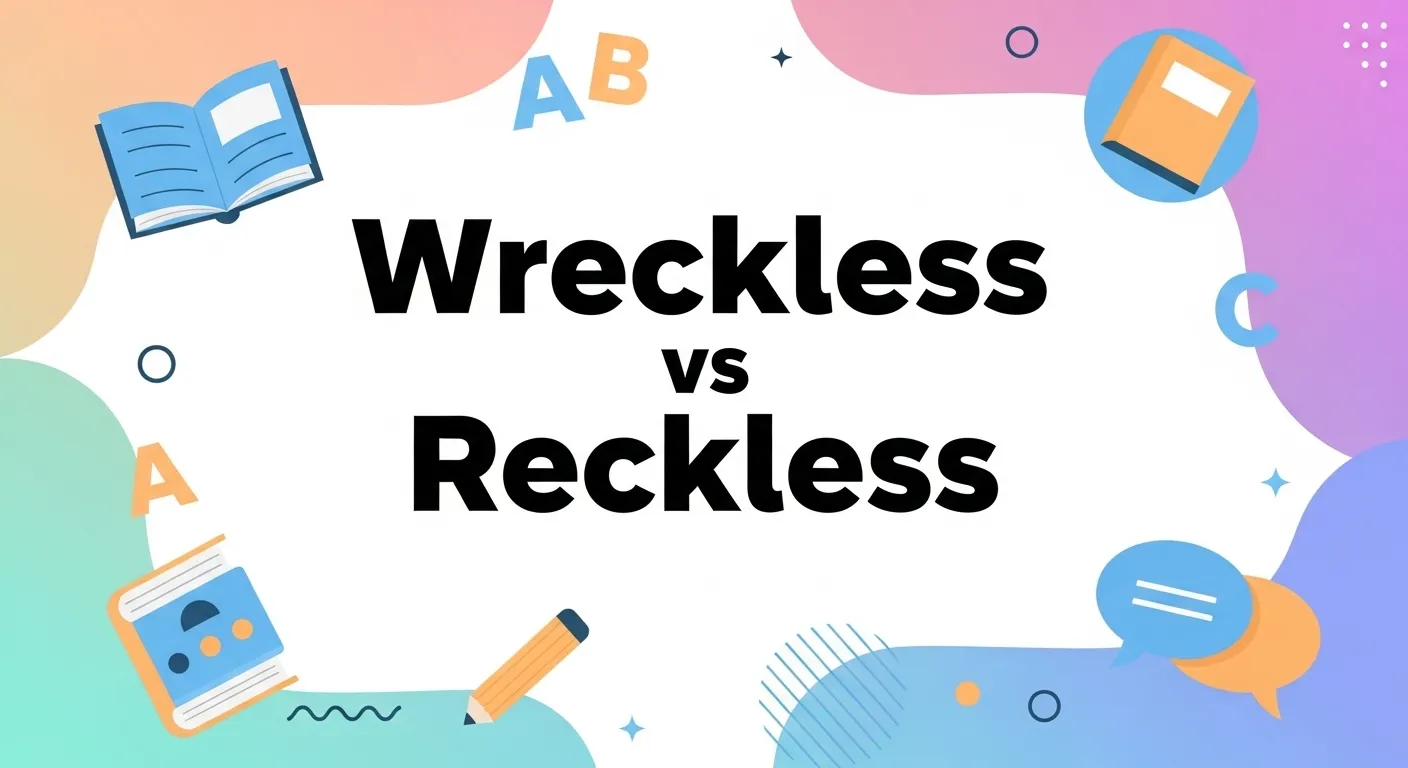 wreckless or reckless