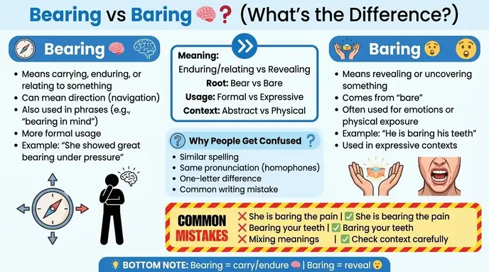 Bearing or Baring