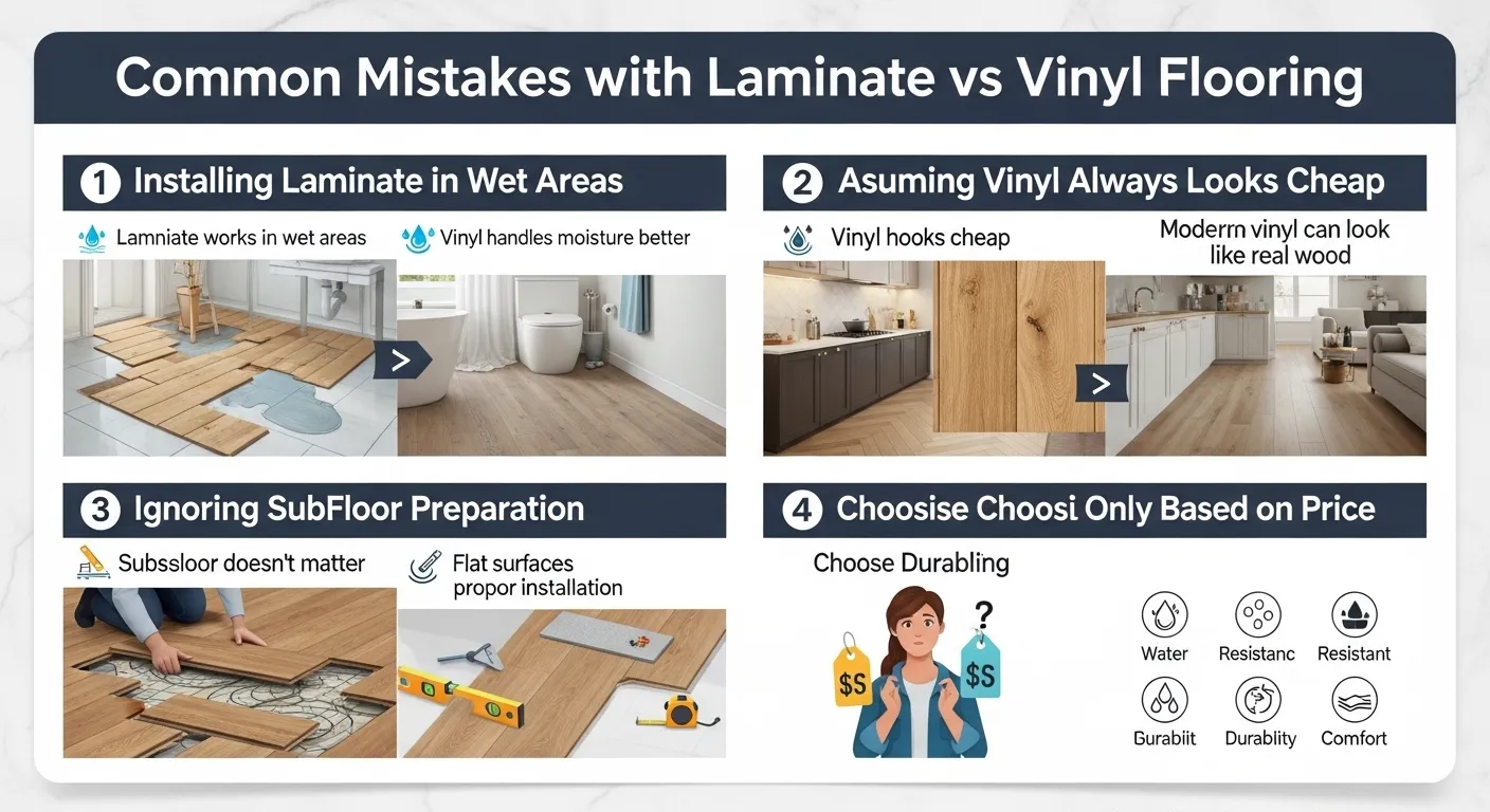 laminate or vinyl