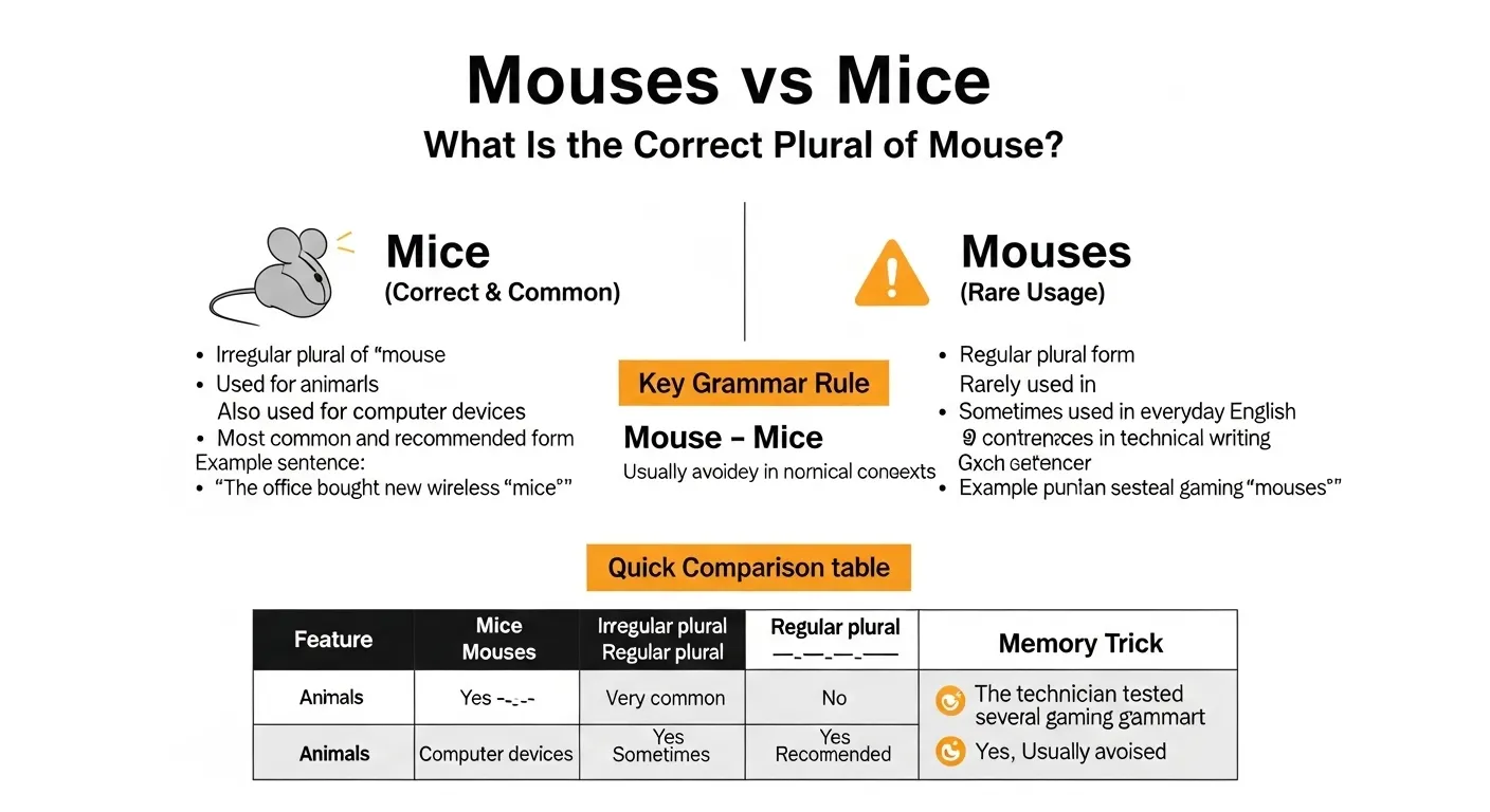 mouses or mice