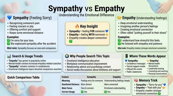 sympathy or empathy
