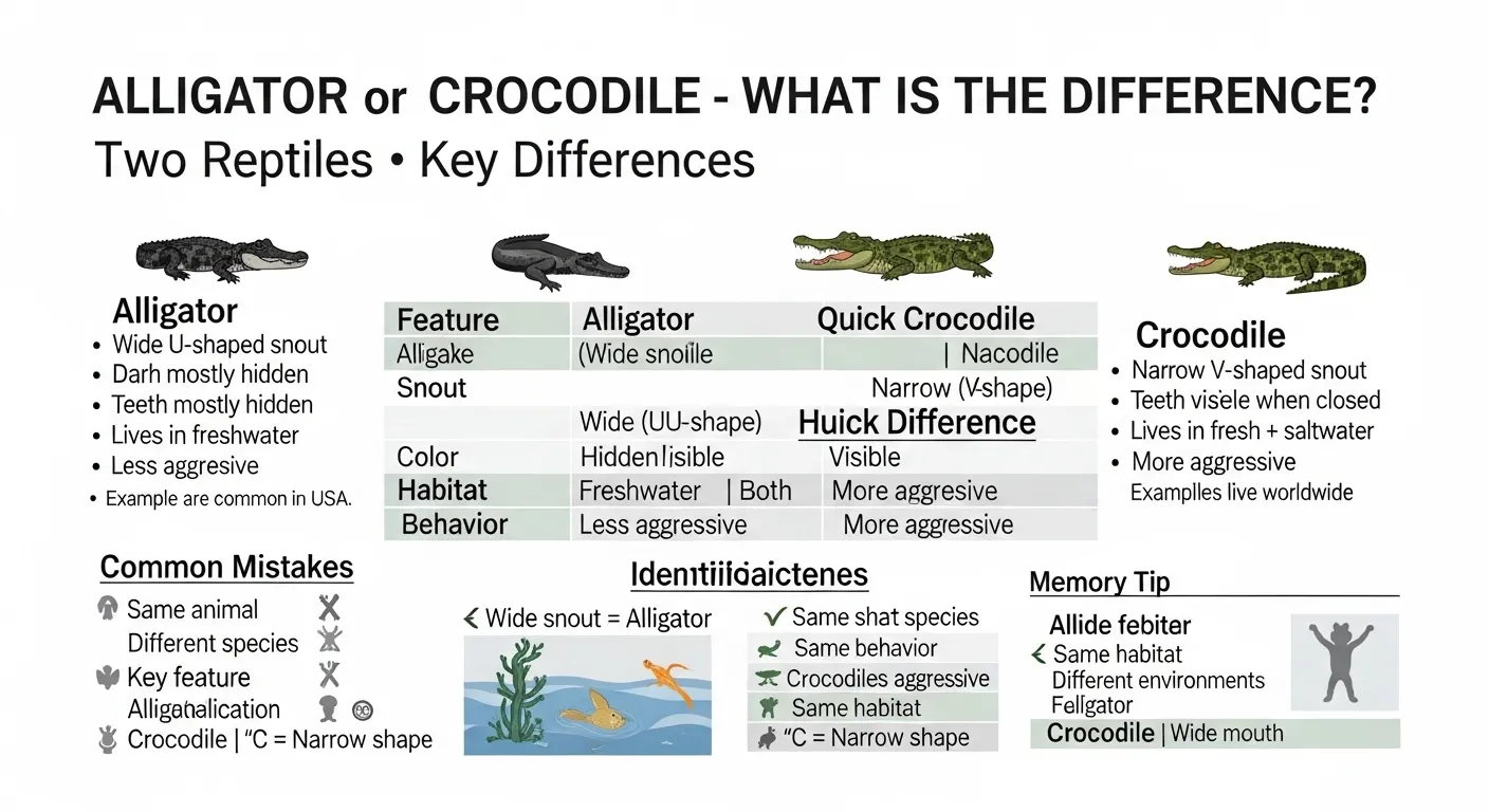 alligator or crocodile