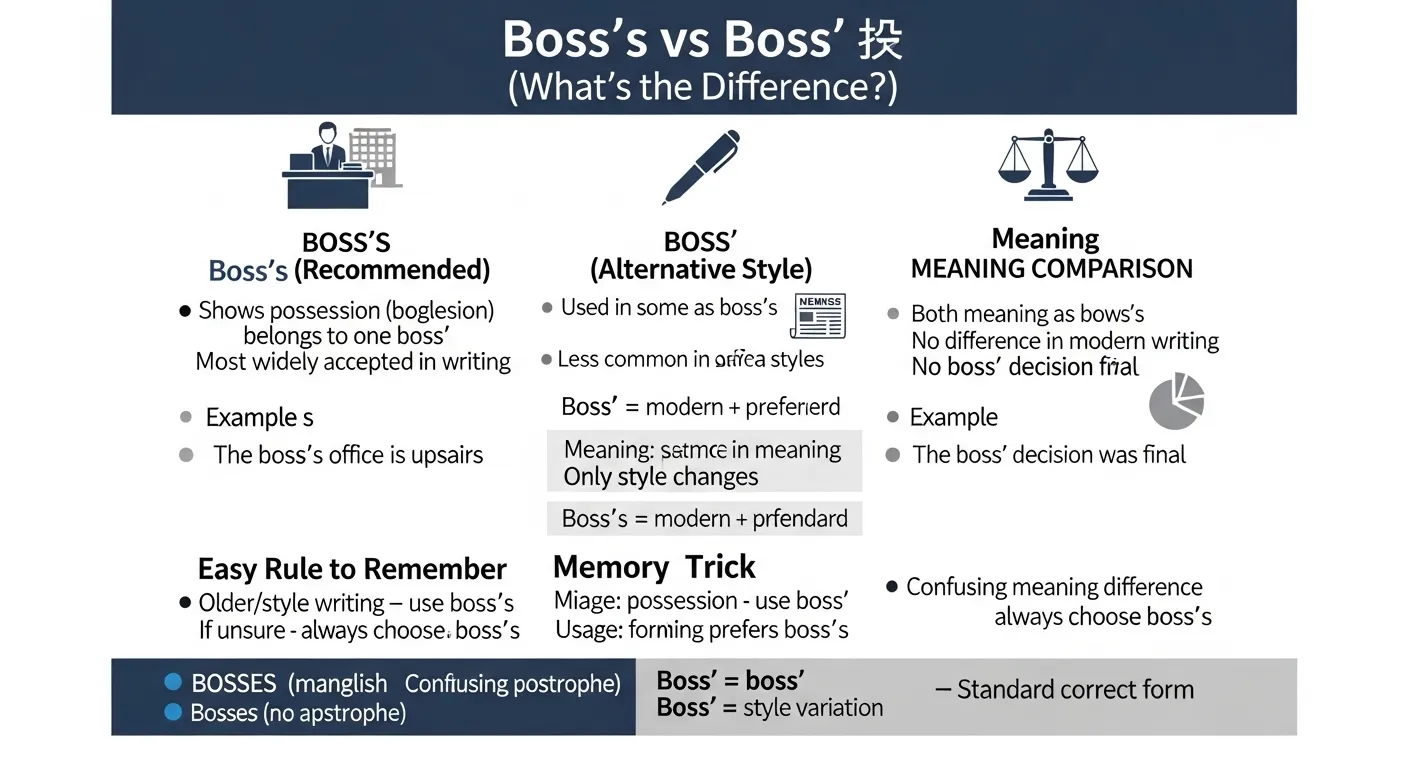 boss’s vs boss’