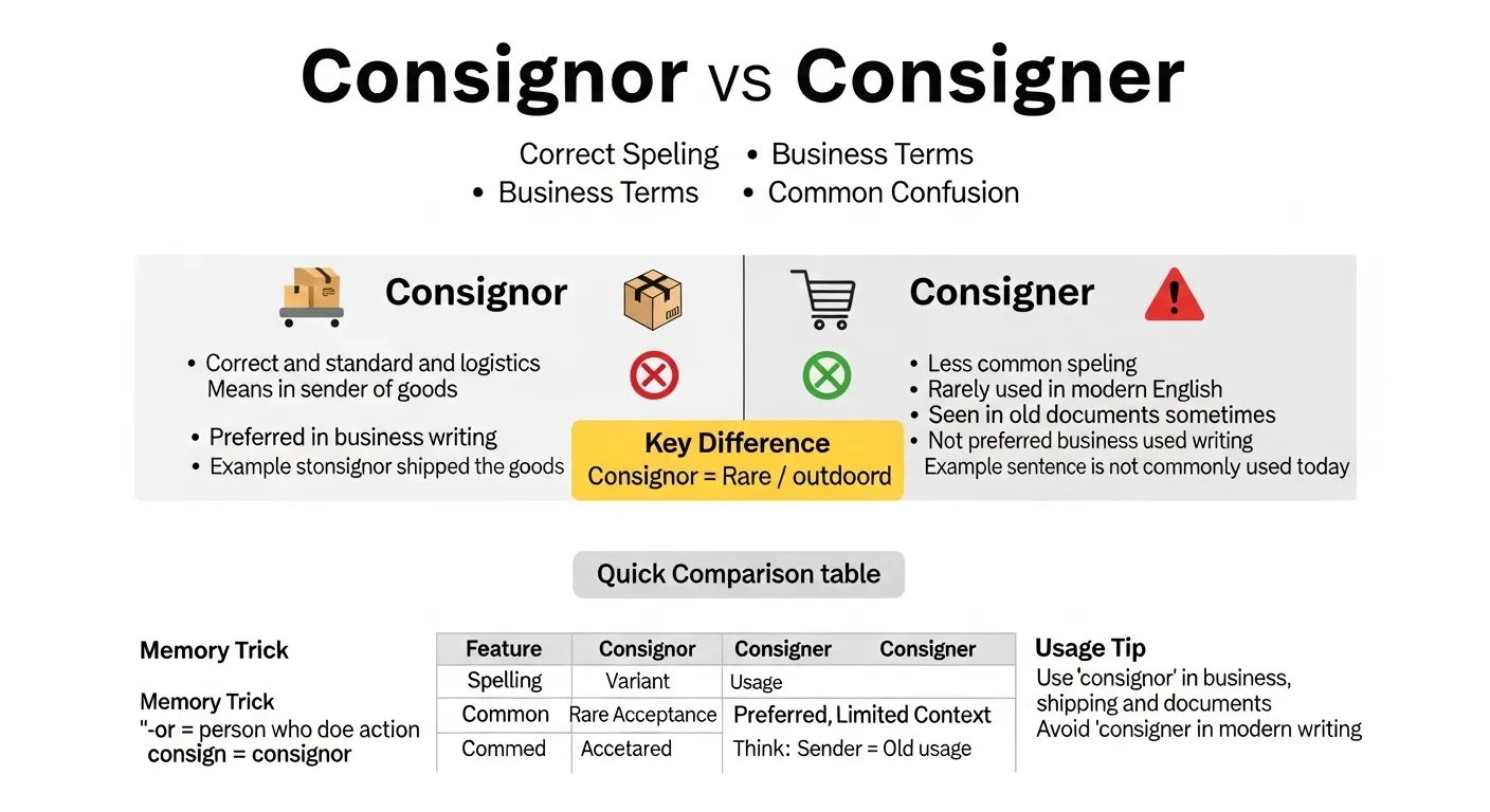 consigner or consignor