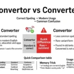 convertor or converter
