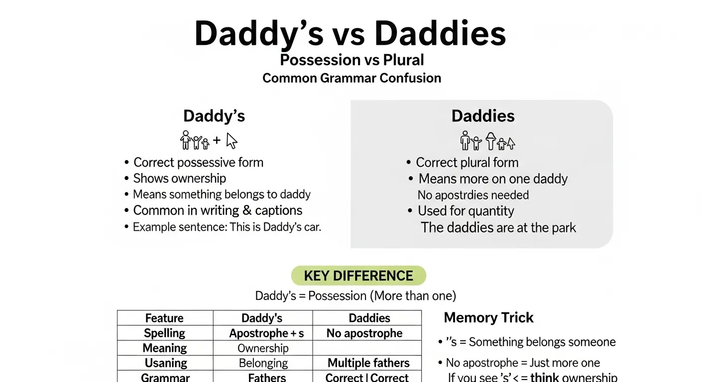 daddy's or daddies