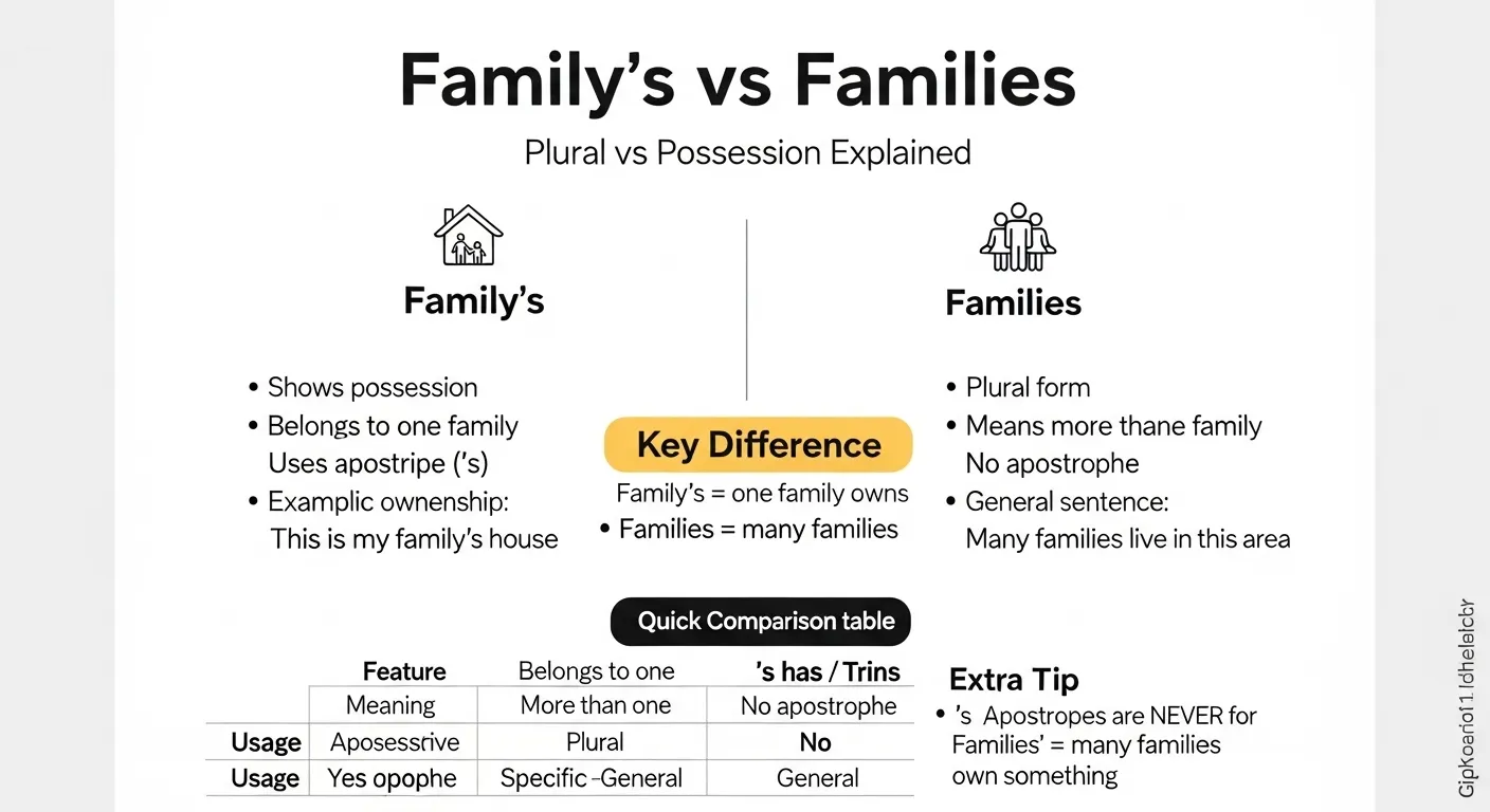 family's or families
