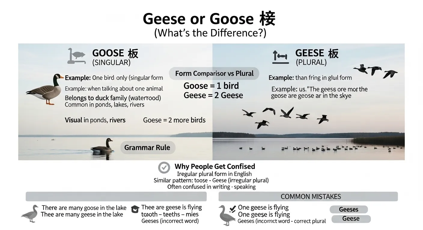 geese or goose
