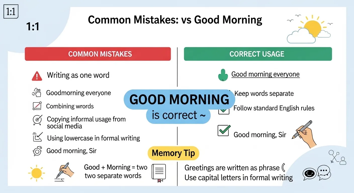 goodmorning or good morning