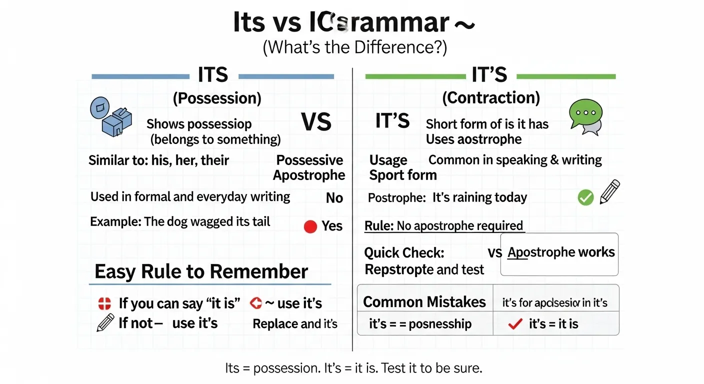 its vs it’s difference with examples