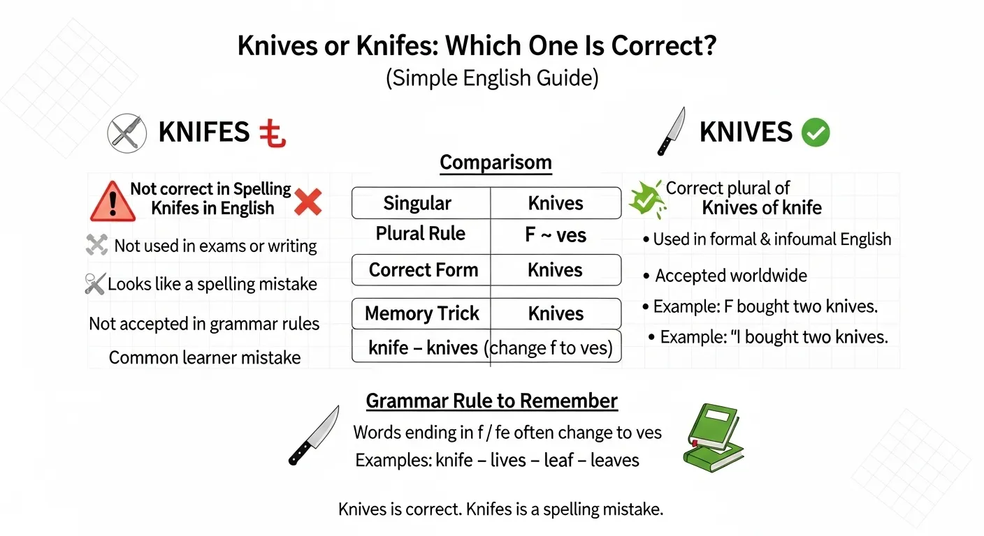 knives or knifes