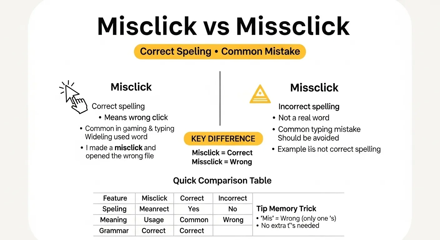 misclick or missclick