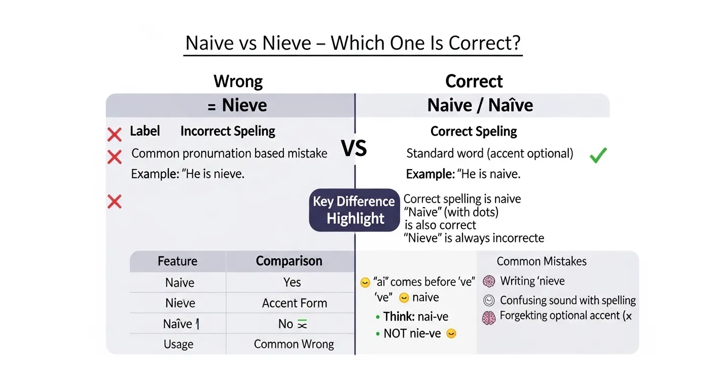 naive or nieve