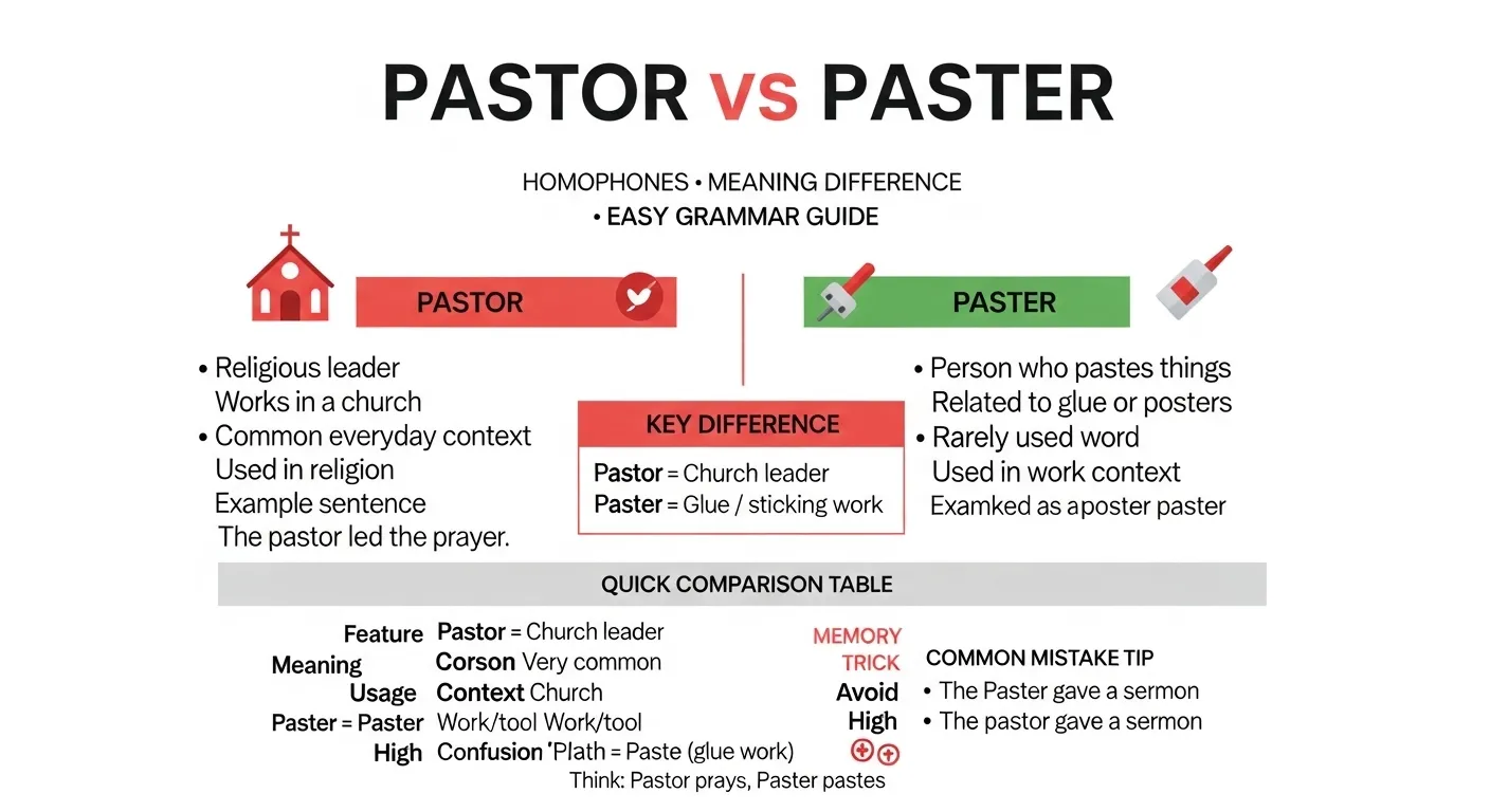 paster or pastor