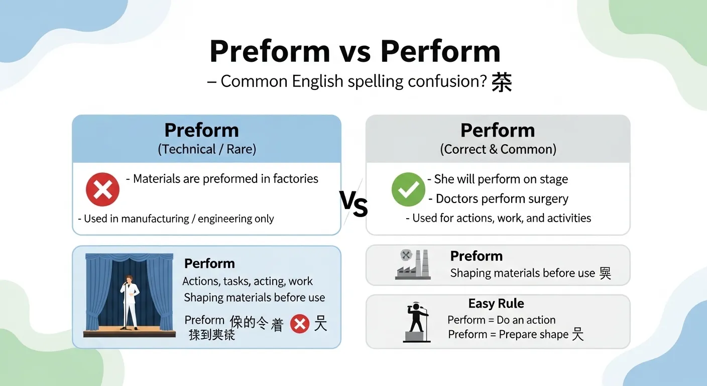 preform vs perform