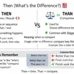 then vs than difference