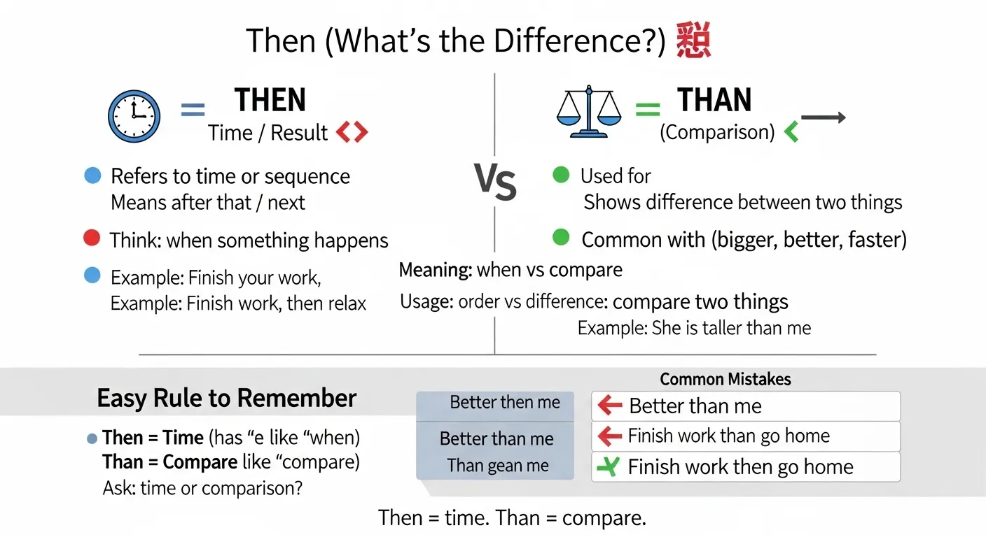 then vs than difference