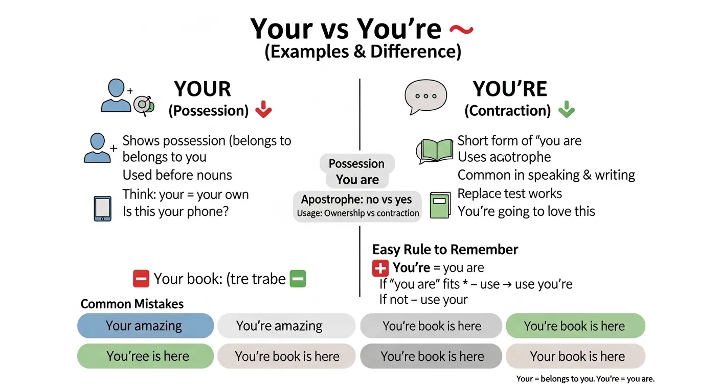 your vs you’re examples