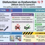 disfunction or dysfunction