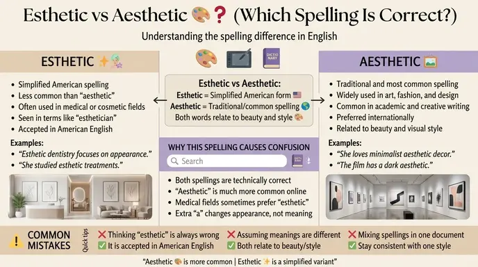 esthetic or aesthetic