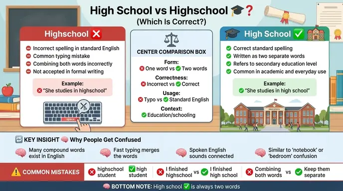 high school or highschool