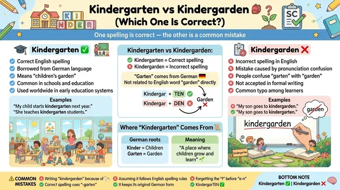 kindergarten or kindergarden