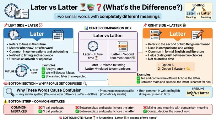 later or latter
