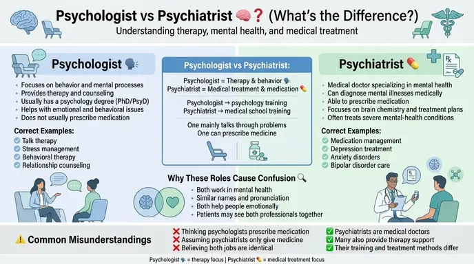 psychologist or psychiatrist