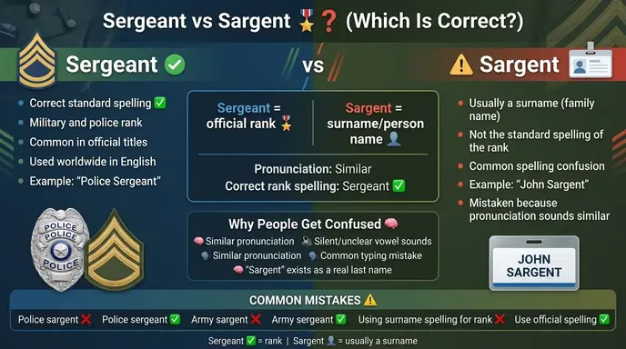 sergeant or sargent