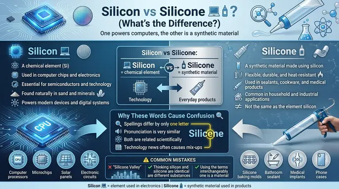silicon or silicone